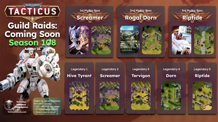 Guild Raid Season 107 Coming Soon Infographic